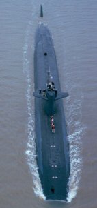 Az SSBN-619 típusú tengeralattjáró (eredeti fotó)